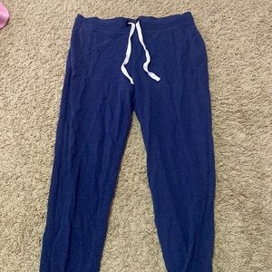 Blue sweatpants